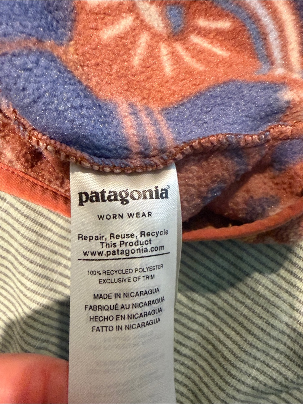 Patagonia Men’s Canon Block Y2K Synchilla Fleece - Picture 3 of 8
